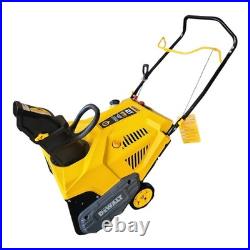 DEWALT 21 in. 208 cc OHV Electric Start Gas Single-Stage Snow Blower