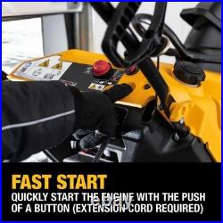 DEWALT 21 in. 208 cc OHV Electric Start Gas Single-Stage Snow Blower