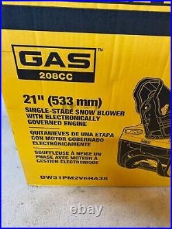 DEWALT 21 in. 208cc Single Stage Gas Snow Blower NEW MISSING PARTS FOR REPAIR