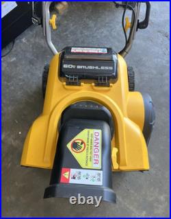 DEWALT 60V MAX Flexvolt 21 in Single Stage Snow Blower Used And Free Shipping