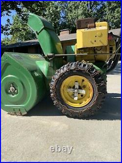 Deere 26 inch snowblower 826 2-stage electric start Newly Serviced