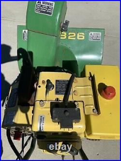 Deere 26 inch snowblower 826 2-stage electric start Newly Serviced