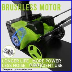 Deli Steelite 42V 20 Cordless Snow Blower Shovel, 850 Lbs/Min, Dual 4.0Ah Batter