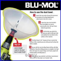 Disston E0215006 Six-Pack Blu-MOL RemGrit Hole Saw Accessories Dust Bowl, for In