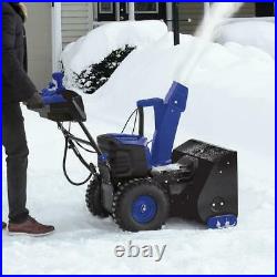 Dual-Stage Snow Blower 100-Volt 24 in. With 2 x 5.0 Ah Batteries and Charger