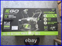 EGO Power+ SNT2102 21 Cordless Snow Blower with (2) 5.0Ah Batteries & Charger EGO Power+ SNT2102 21 Cordless Snow Blower with (2) 5.0Ah Batteries & Charger