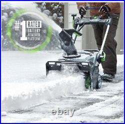 EGO Power+ SNT2102 21-Inch 56-Volt Cordless Snow Blower Two 5.0Ah Batteries and
