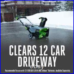 EGO SNT2112 21 Snowblower with Steel Auger (2) 5.0Ah Battery & Charger Included