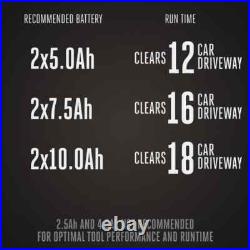 EGO SNT2112 21 Snowblower with Steel Auger (2) 5.0Ah Battery & Charger Included