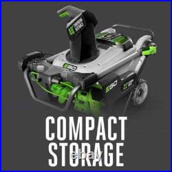 EGO SNT2112 21 Snowblower with Steel Auger (2) 5.0Ah Battery & Charger Included