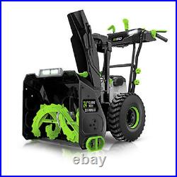 EGO SNT2405 24 Cordless Snow Blower Kit Self Propelled with 2 7.5Ah Batteries EGO SNT2405 24 Cordless Snow Blower Kit Self Propelled with 2 7.5Ah Batteries