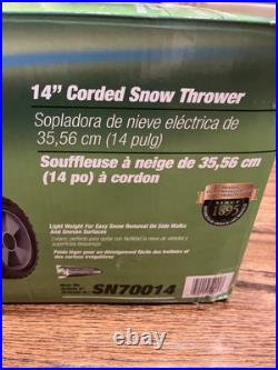 EarthWise 14 Corded Snow Thrower Blower Brand New, Never Opened Great Value