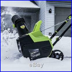 Earthwise 22 in. 40-Volt Cordless Electric Snow Thrower with 4.0 Ah Battery