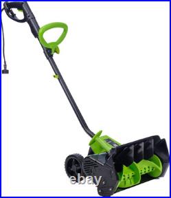 Earthwise SN70016 Electric Corded 12Amp Snow Shovel, 16 Width, 430Lbs/Minute