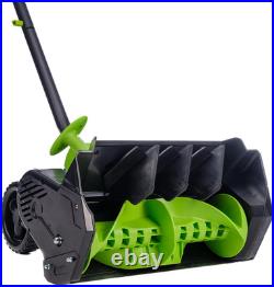 Earthwise SN70016 Electric Corded 12Amp Snow Shovel, 16 Width, 430Lbs/Minute