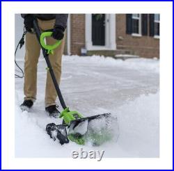 Earthwise SN70016 Electric Corded 12Amp Snow Shovel, 16 Width, 430lbs/Minute