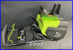 Earthwise SN722018 18 Electric 40V Cordless Snow Thrower New Open Box