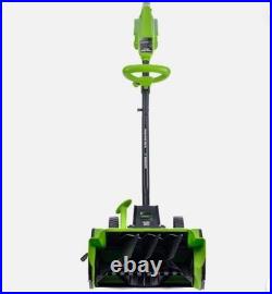 Earthwise SN74016 40-Volt Cordless Electric Snow Shovel, Brushless Motor, 16-Inc