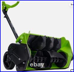 Earthwise SN74016 40-Volt Cordless Electric Snow Shovel, Brushless Motor, 16-Inc
