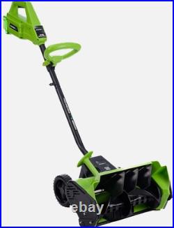 Earthwise SN74016 40-Volt Cordless Electric Snow Shovel, Brushless Motor, 16-Inc