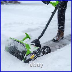 Earthwise SN74016 40-Volt Cordless Electric Snow Shovel, Brushless Motor, 16-Inc