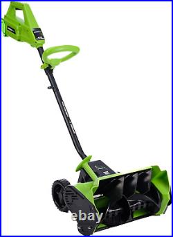 Earthwise SN74016 40-Volt Cordless Electric Snow Shovel, Brushless Motor, 16-Inc