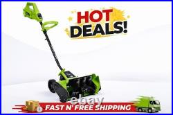 Earthwise SN74016 40-Volt Cordless Electric Snow Shovel, Brushless Motor, 300lbs/M