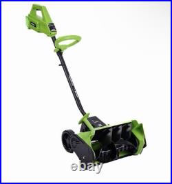 Earthwise SN74016 40-Volt Cordless Electric Snow Shovel, Brushless Motor, 300lbs/M