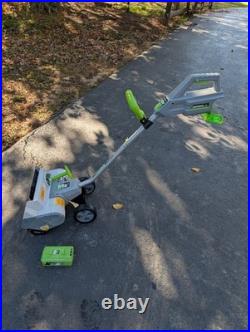 Earthwise SN74016 40V 16 Cordless Snow Shovel Blower with Battery & Charger