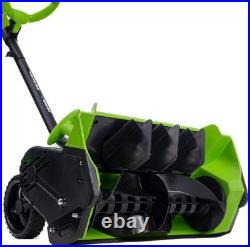 Earthwise SN74016 40V Cordless Electric Snow Shovel 16 With Battery And Charger