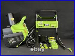 Earthwise SN74018 Electric 40V Brushless Motor 18 Snow Thrower Used