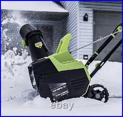 Earthwise SN74022 22-Inch 40-Volt Cordless Electric Snow Thrower New Lot 237