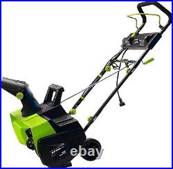 Earthwise by ALM Snow Thrower 22 Inch Electric Corded 15 Amp SN75022 Snow Blower