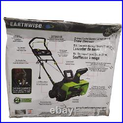 Earthwise by ALM Snow Thrower 22 Inch Electric Corded 15 Amp SN75022 Snow Blower