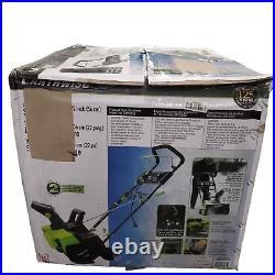 Earthwise by ALM Snow Thrower 22 Inch Electric Corded 15 Amp SN75022 Snow Blower