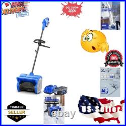 Effortless Snow Removal 40V 15 Electric Shovel with 16.5 Ft Throw Distance Effortless Snow Removal 40V 15 Electric Shovel with 16.5 Ft Throw Distance