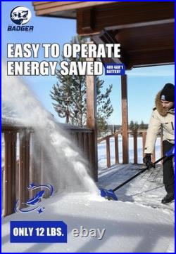 Effortless Snow Removal 40V 15 Electric Shovel with 16.5 Ft Throw Distance Effortless Snow Removal 40V 15 Electric Shovel with 16.5 Ft Throw Distance