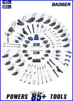 Effortless Snow Removal 40V 15 Electric Shovel with 16.5 Ft Throw Distance Effortless Snow Removal 40V 15 Electric Shovel with 16.5 Ft Throw Distance