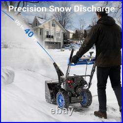 Efurden 24 Self-Propelled Gas Snow Blower, 212cc, 40ft Distance Eletric Start