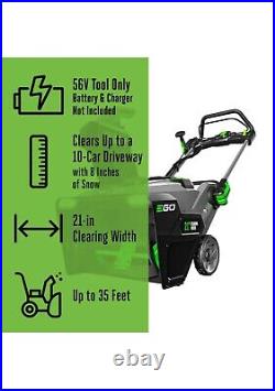 Ego Power+ SNT2100 21 56-Volt Cordless Snow Blower Bare Tool 21-Inch + Warranty Ego Power+ SNT2100 21 56-Volt Cordless Snow Blower Bare Tool 21-Inch + Warranty