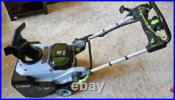 Ego Power+ Snow Blower 21'' Dual Power Steel Auger Bare Tool Excellent Condition