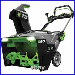 Ego Power+ Snow Blower 21In Dual Power Steel Auger With Two 7.5Ah Batteries