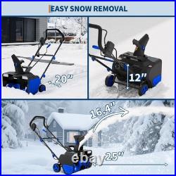 Electric Corded Snow Shovel 20V Corded Charger Operated Electric Snow Thrower