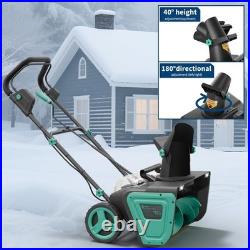 Electric Corded Snow Shovel Brushless Motor 20 Width, 10 Depth with LED Light