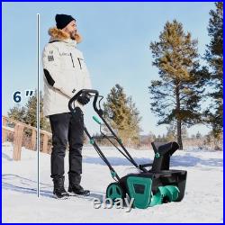 Electric Corded Snow Shovel Brushless Motor 20 Width, 10 Depth with LED Light