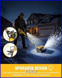 Electric Cordless Snow Shovel Compatible with Dewalt 20V Battery, 12X6 Clearin