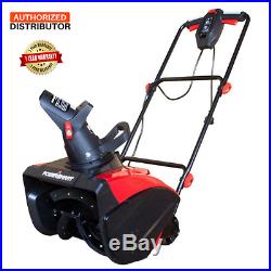 Electric Snow Blower 18 in. 15 Amp Corded Power Smart NEW