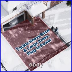 Electric Snow Blower, 20-Inch Corded Snow Thrower, 2200w Motor, with Dual LED