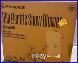 Electric Snow Blower Westinghouse 18 In. 120V Single-Stage Corded Snow Blower