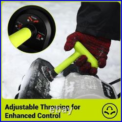 Electric Snow Shovel, 12-Amp Snow Blower 17 Wide & 6 Deep Clearing